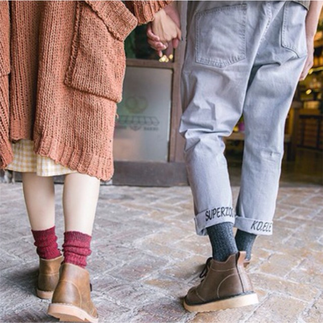 Combo 03 đôi tất len tiêu cao cổ màu số 1