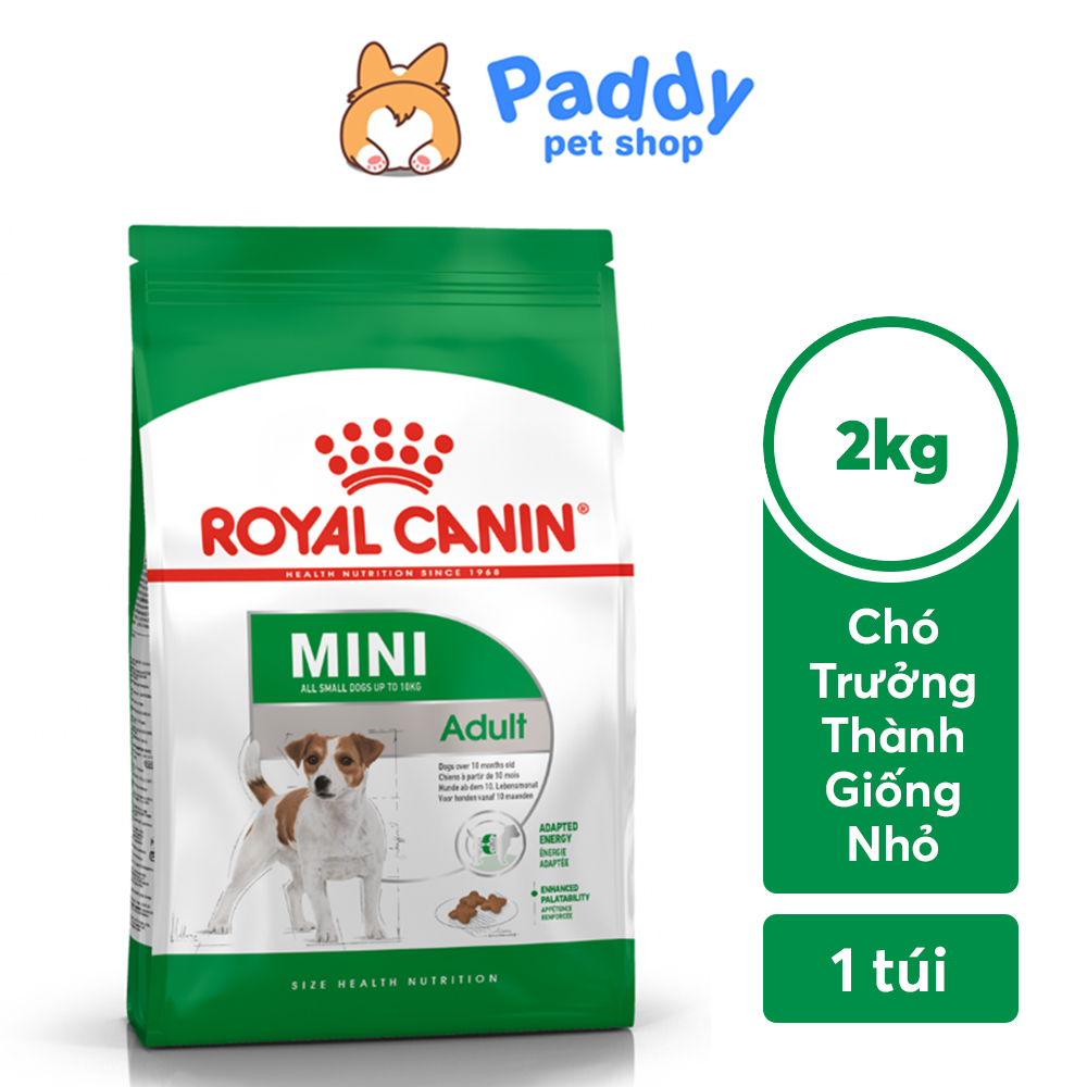 [2kg] Hạt Royal Canin Mini Adult Cho Chó Trưởng Thành Giống Nhỏ