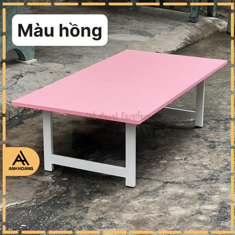 Bàn ngồi bệt nhật 120x60x35, bàn gỗ ngồi thấp đủ màu mới, gỗ MDF