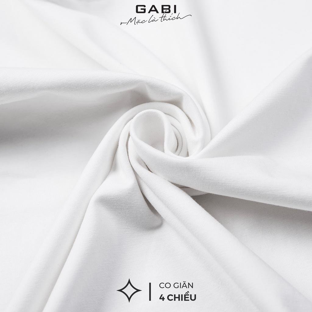 Áo thun Nam cotton 100% cổ tim Basic form Regular