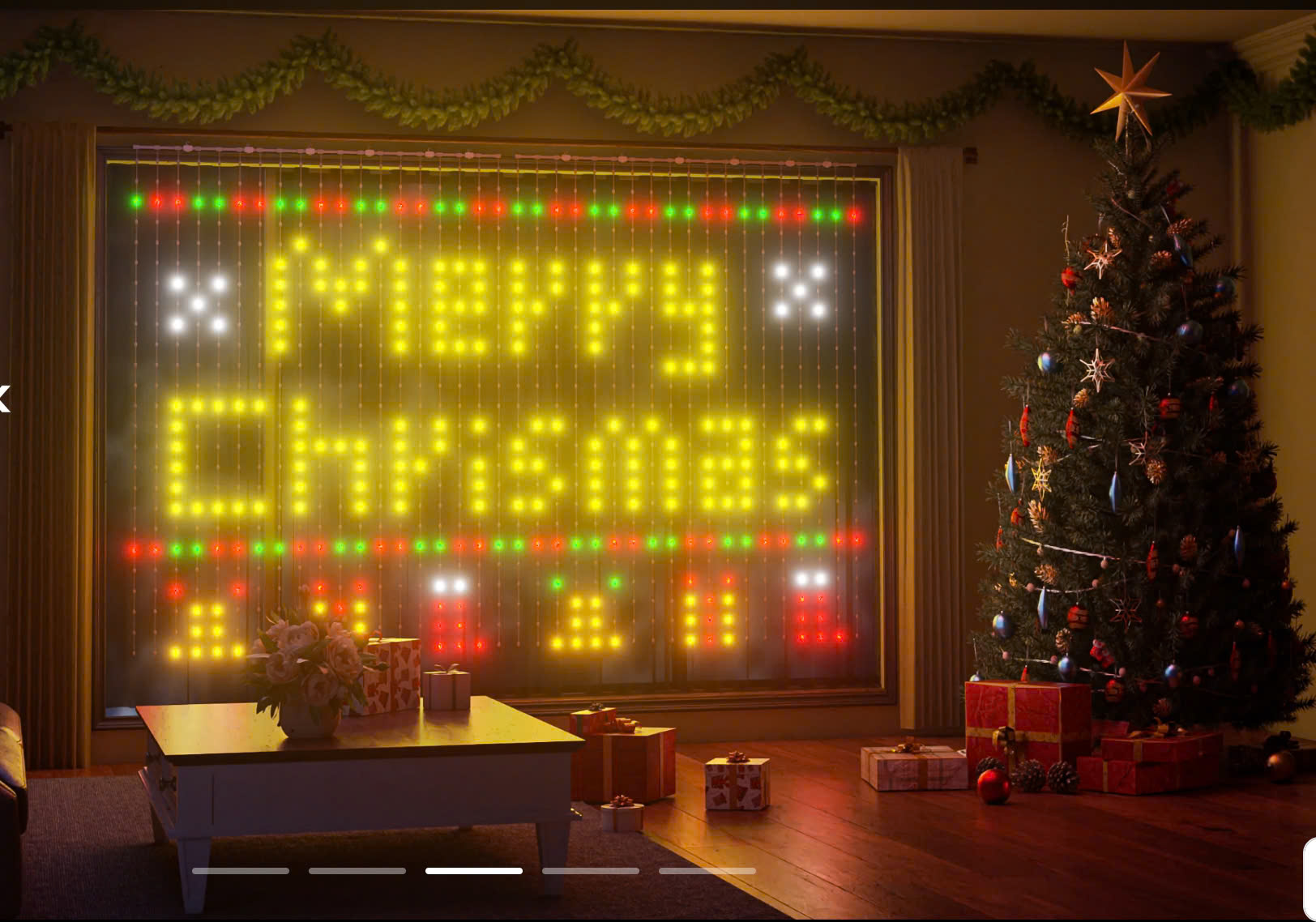 Đèn rèm trang trí Yeelight Curtain Light - 16 triệu màu, Đồng bộ nhạc, Nhiều hiệu ứng - Hàng chính hãng