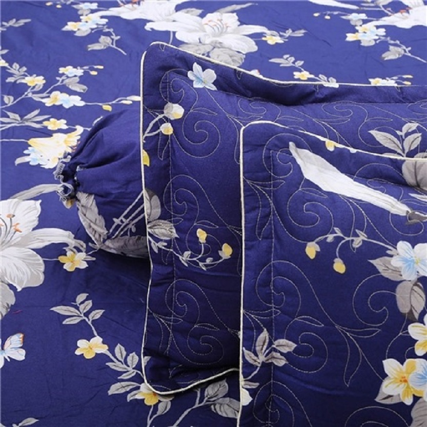 Bộ drap Poly Cotton mẫu bông ly