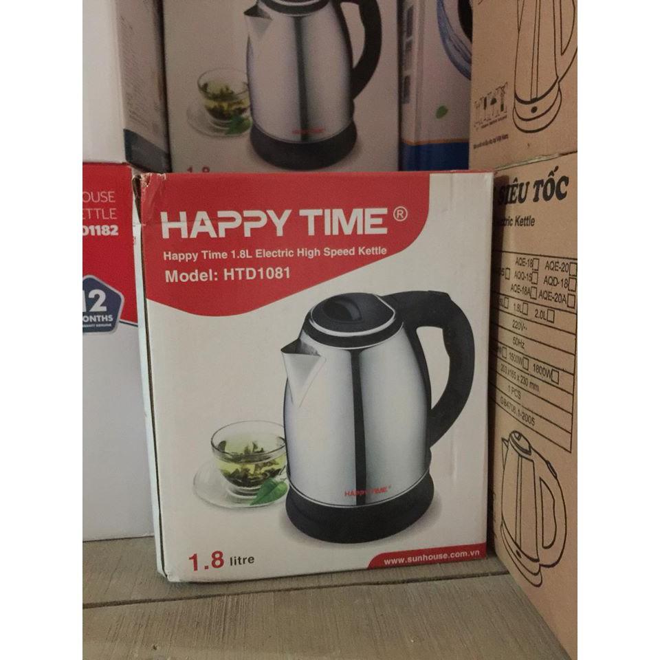 Ấm siêu tốc inox 1.8L HAPPY TIME HPT1081 Giá Tốt