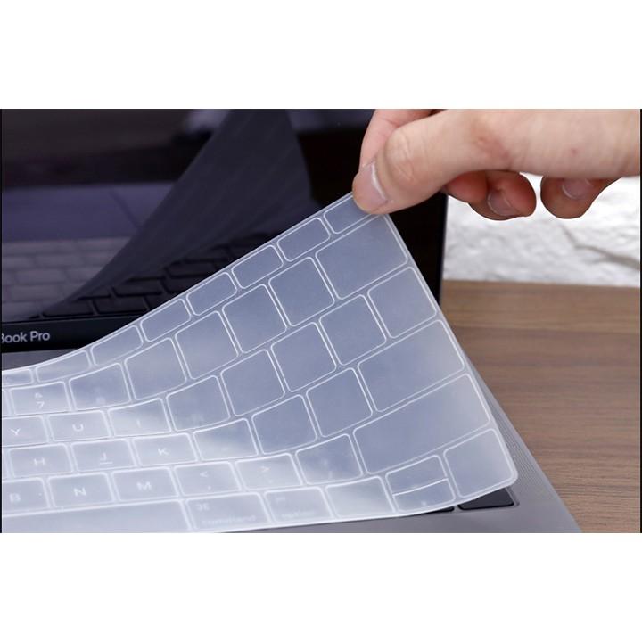 Miếng Lót Phủ Bàn Phím Màu Trong Suốt Cho Macbook