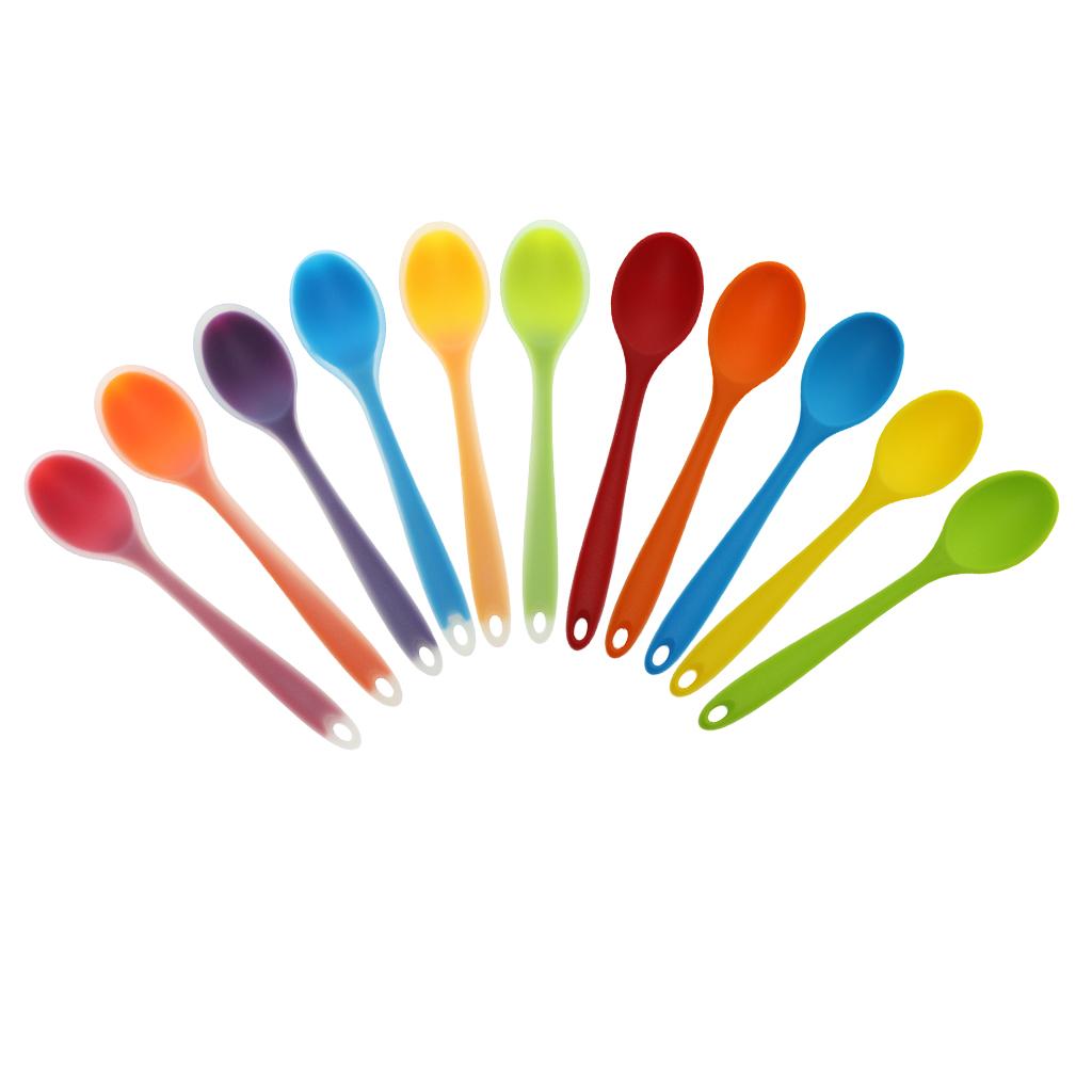 Silicone Ladle Soup Spoon Utensil Non-stick Cooking Accessories Kitchen Tool