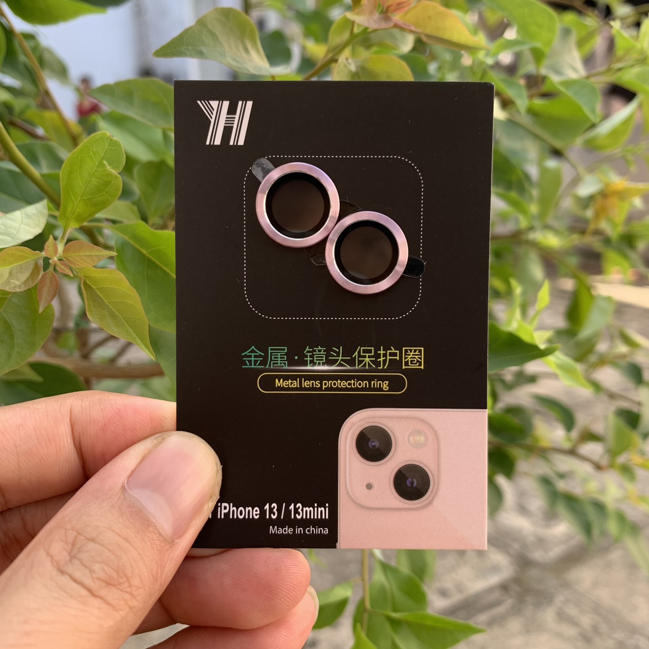 Bộ 2 Vòng Bảo vệ Camera Dành Cho iPhone 13, 13Mini - Chống Bụi, Hạn chế vân tay & Mờ Camera - Bảo Vệ Toàn Diện Cho Cụm Camera - Cực Phẩm 2021