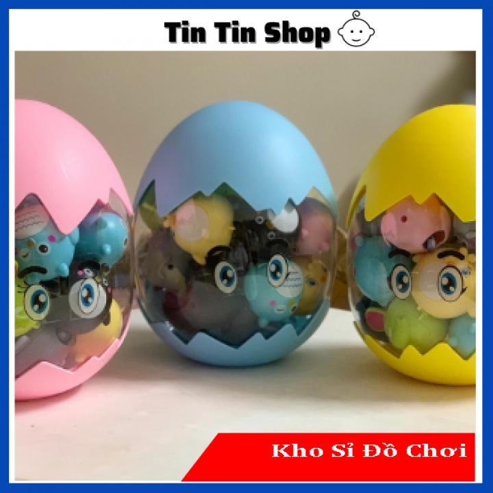 Trứng đồ chơi con vật chạy đà cho bé từ 2 tuổi