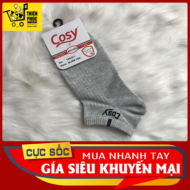 VỚ NAM NGẮN COSY 011 - HÀNG THƯƠNG HIỆU VIỆT, CHẤT LƯỢNG, TONE MÀU NHẸ NHÀNG DỄ PHỐI ĐỒ. THOẢI MAI KHI MANG