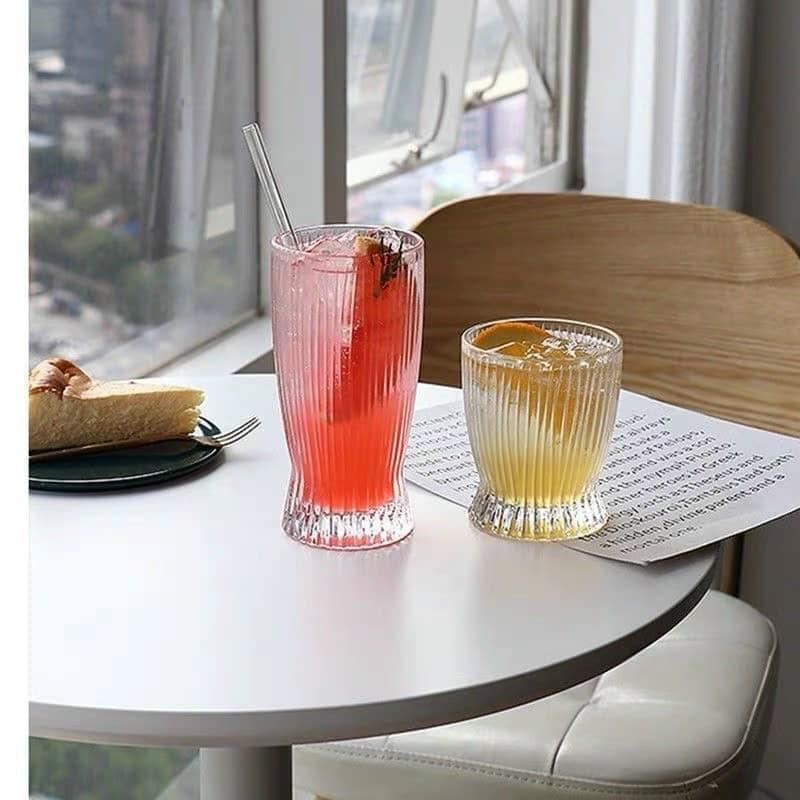 BỘ 6 CỐC THỦY TINH ĐỰNG NƯỚC UỐNG THỦY TINH CHỊU NHIỆT CAO CẤP VÂN TĂM