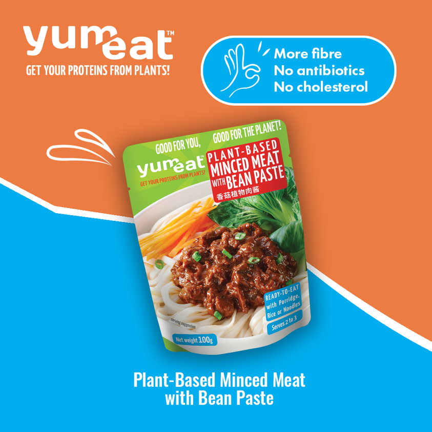 Thịt bằm từ thực vật với tương đậu Yumeat 100g, Thực phẩm giàu protein thuần chay tốt cho sức khỏe và môi trường