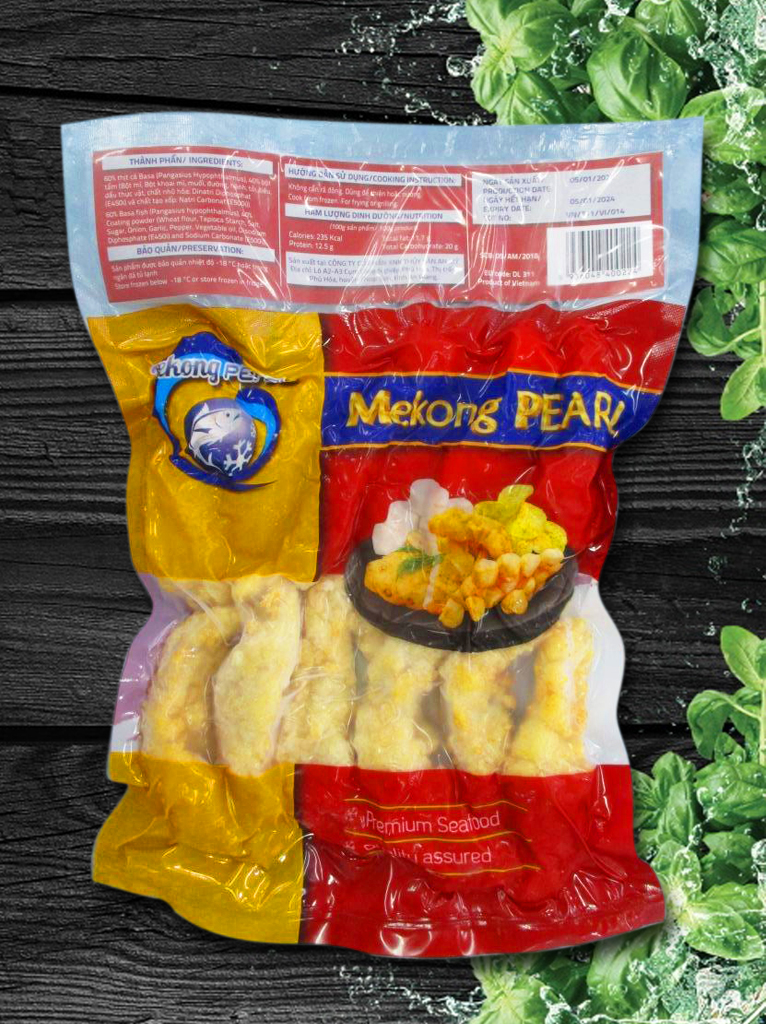 Cá Basa tẩm bột giòn Mekong PEARL 454g