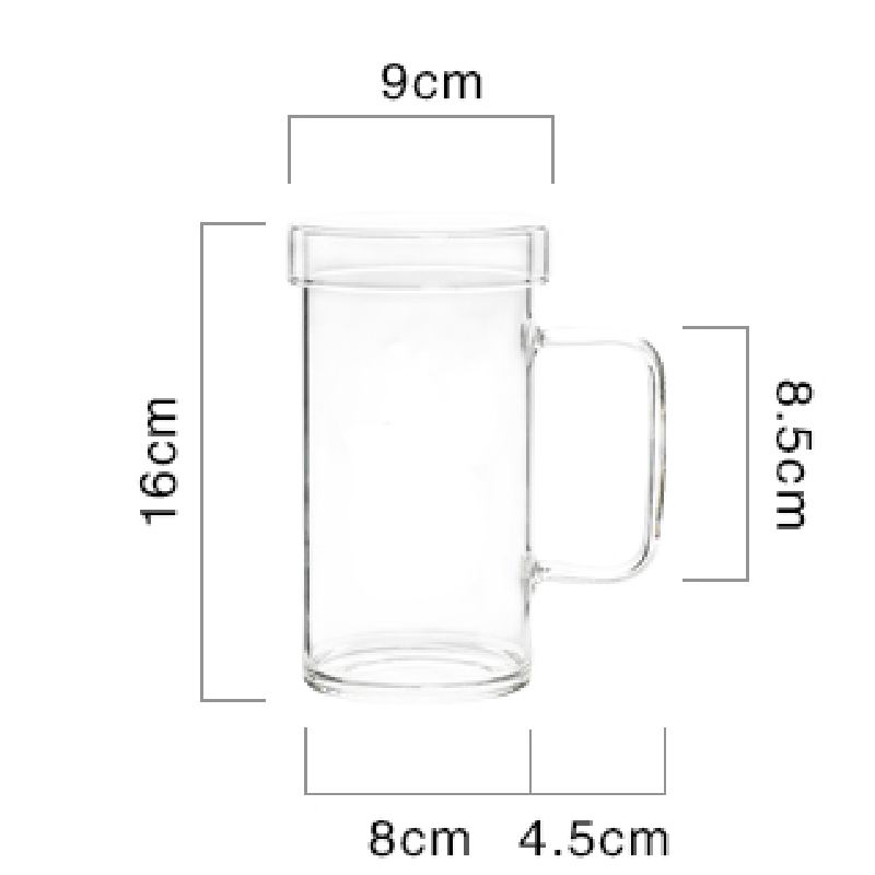 Ly thủy tinh cách nhiệt loại lớn 700ml