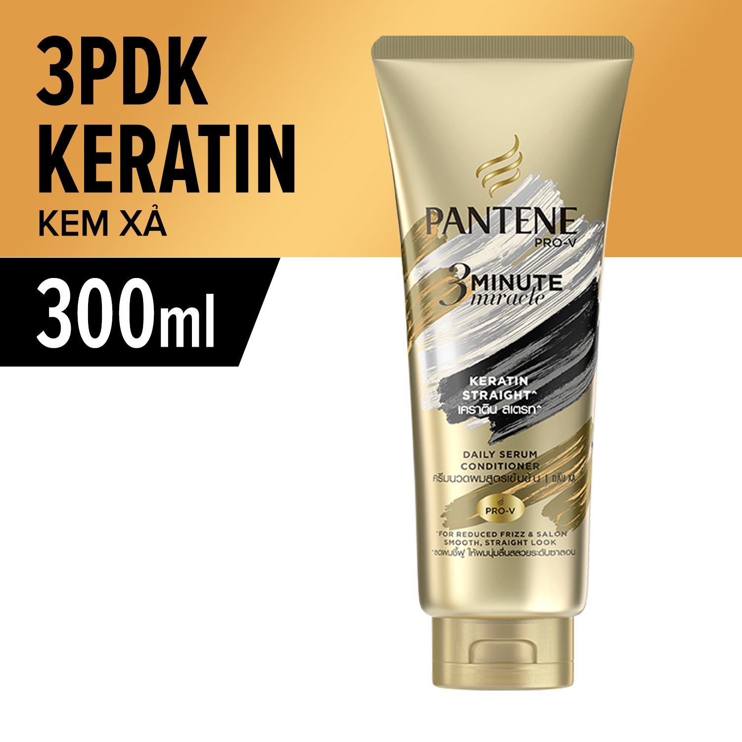 Kem xả Pantene 3 Phút Diệu Kỳ Keratin 300ml