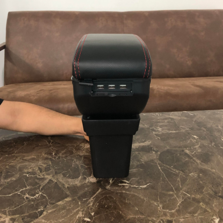 Hộp tỳ tay dành cho ô tô, xe hơi Honda City 2014 - 2019 tích hợp 7 cổng USB DUSB-HDCTY