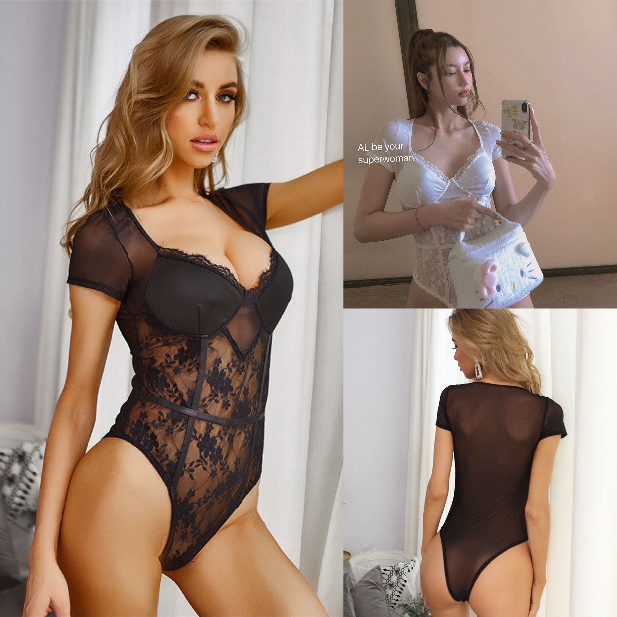 Áo liền quần nữ cộc tay sexy jumpsuit Quảng Châu cao cấp