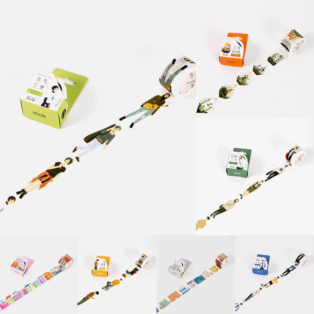 3 Rolls Tape DIY Decor Scrapbooking Masking Tape Adhesive Stickers Craft