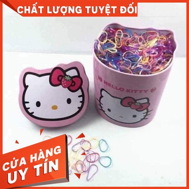 HỘP DÂY BUỘC TÓC HỘP SẮT MEPF KITTY