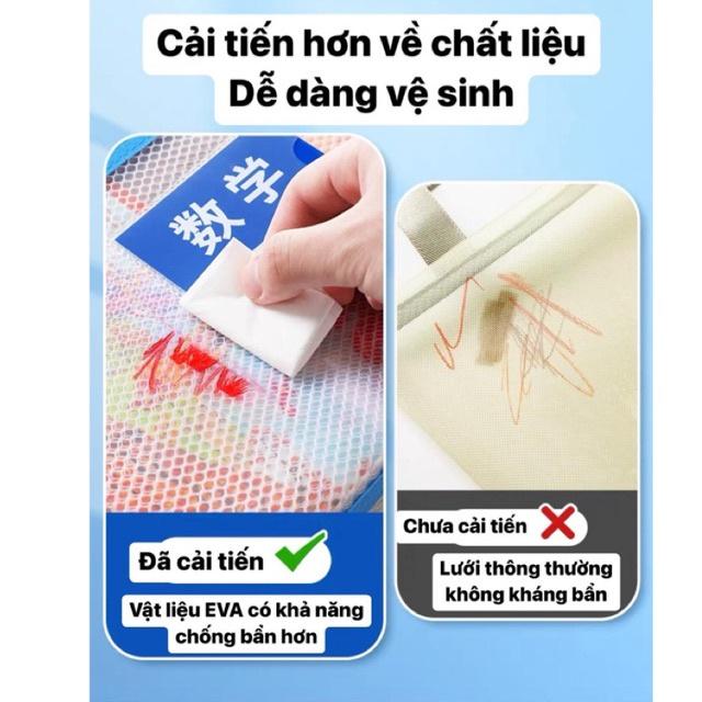 Set túi đựng tài liệu cho bé mang đi học thêm 2 ngăn, có quai xách tiện lợi cho cả bé và người làm văn phòng