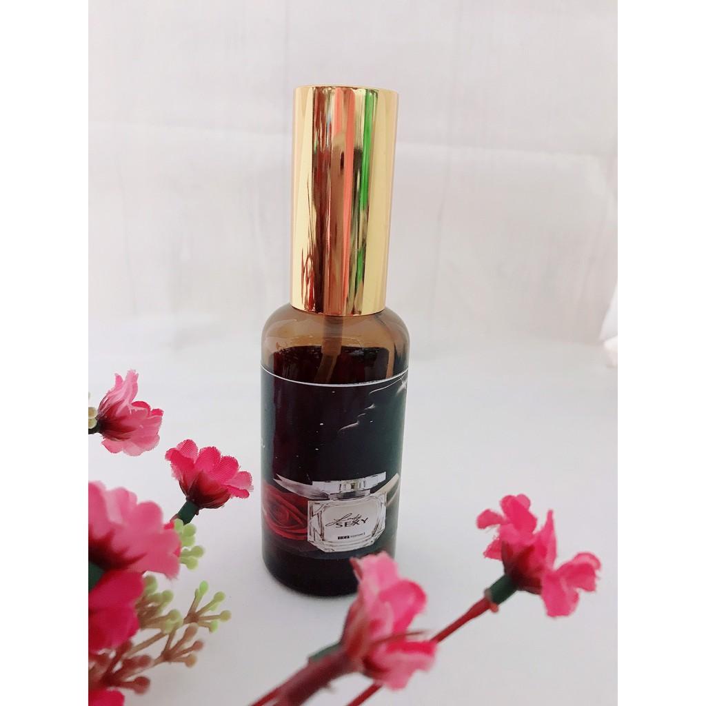 Tinh dầu nước hoa xịt phòng , xe hơi SEXY LADY . Hương thơm sang trọng quý phái lọ 50ml