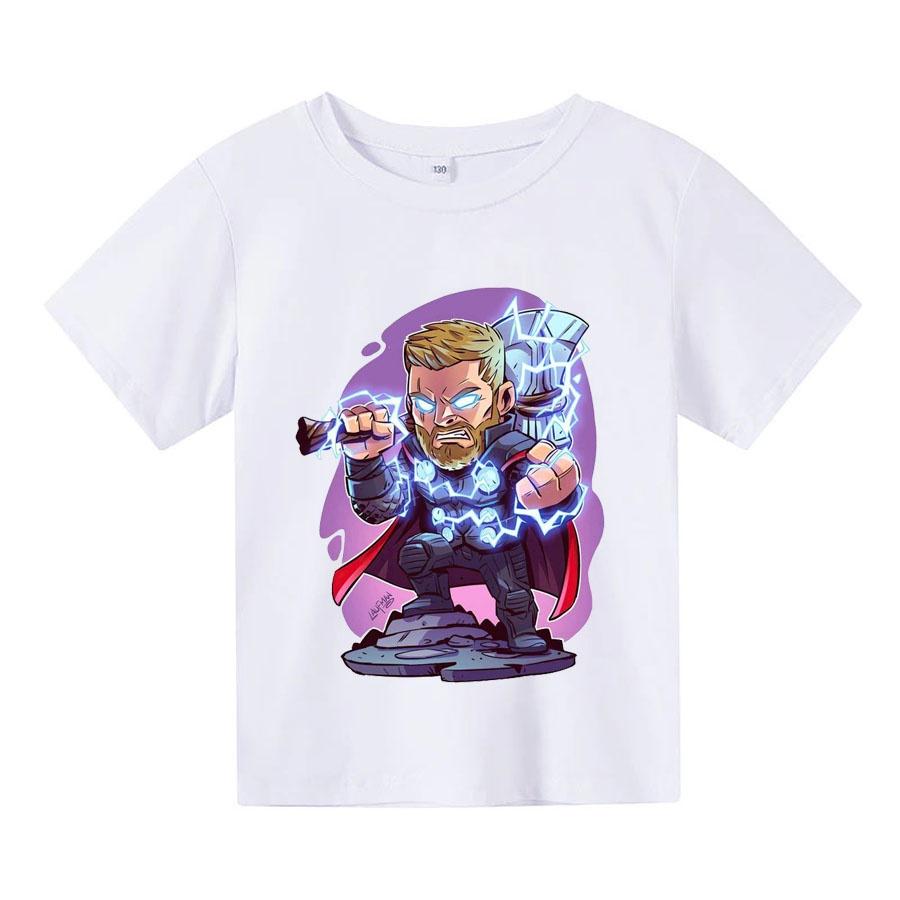 Áo thun cho bé, Áo thun trẻ em THOR CHIBI, 4 màu, có size người lớn, Anam Store