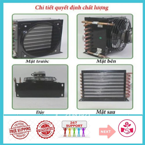 DÀN NÓNG COIL FNA 1.0/4.4 1/2 HPKÈM QUẠT 60W SỬ DỤNG TRONG ĐIỆN LẠNH VÀ CÁC THIẾT BỊ LÀM LẠNH
