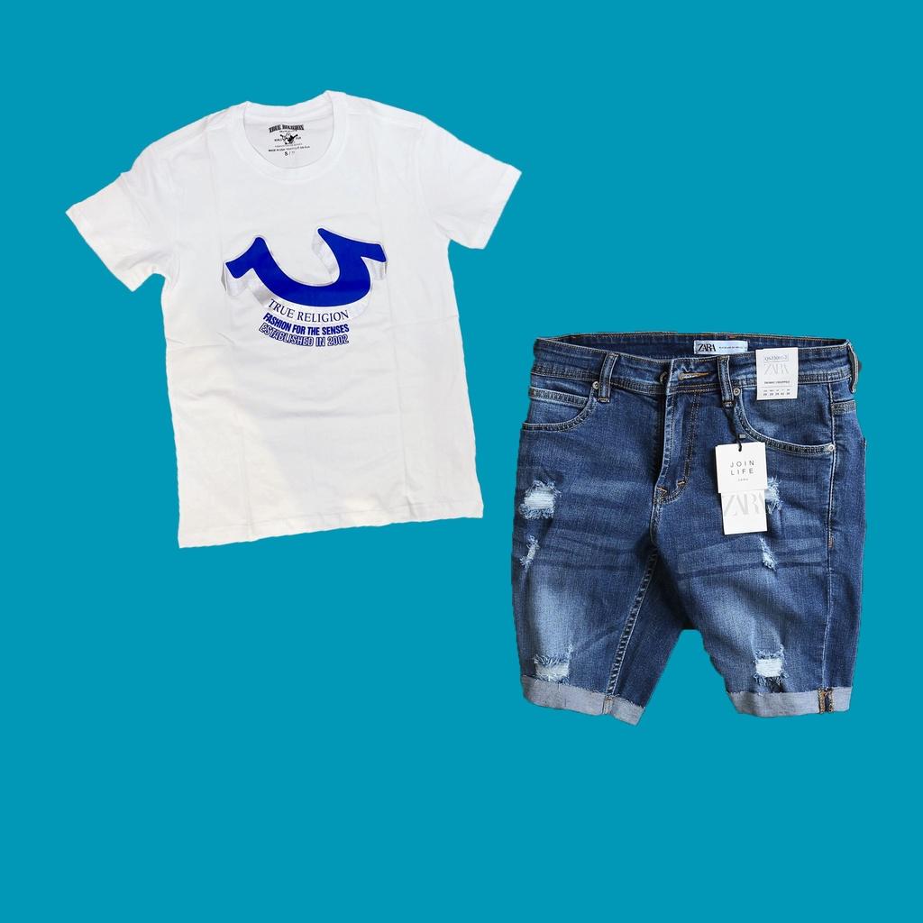 SHORT JEAN ANM CÁO CẤP - QUẦN BÒ NAM THƯƠNG HIỆU ZRA {FREE SHIP NHẬN QUÀ }