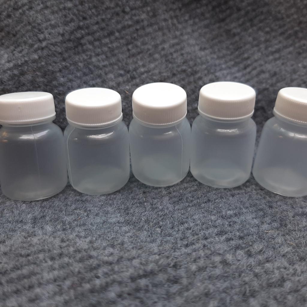Lọ nhựa rỗng 15ml - combo 50 lọ , lọ nhựa chiết dung dịch trong suốt 15ml có nút đậy bên trong