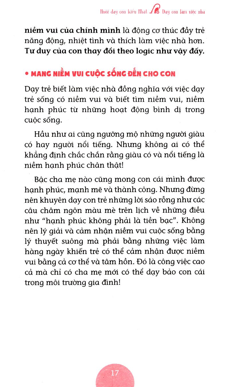 Dạy Con Làm Việc Nhà (Tái Bản)