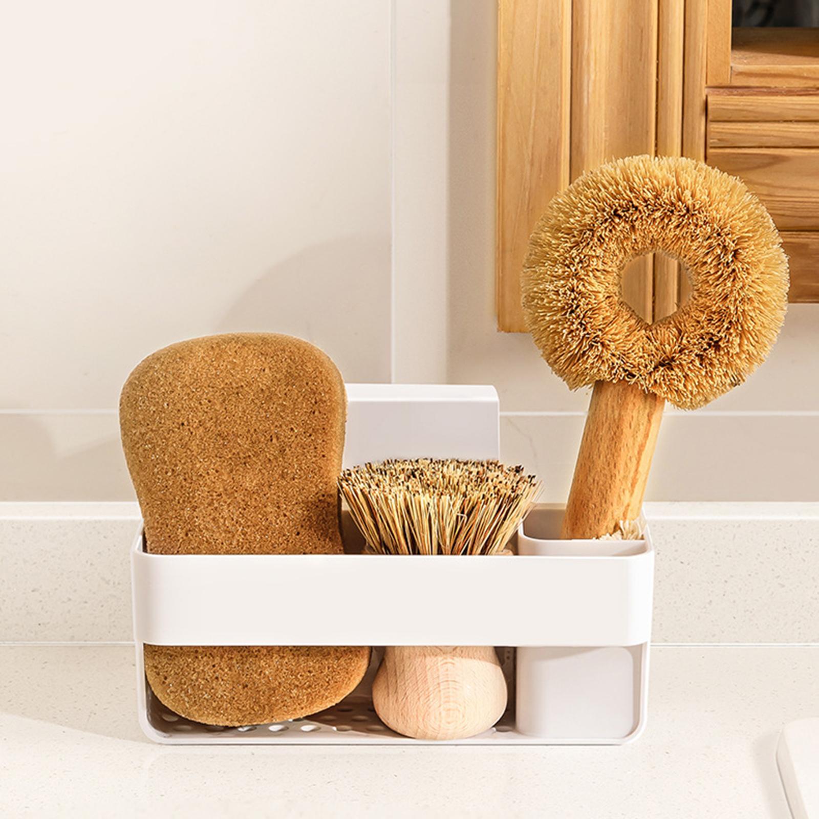 Sink Organizer Holder Dishcloth Rack Sink Caddy for Bathroom Sink Home