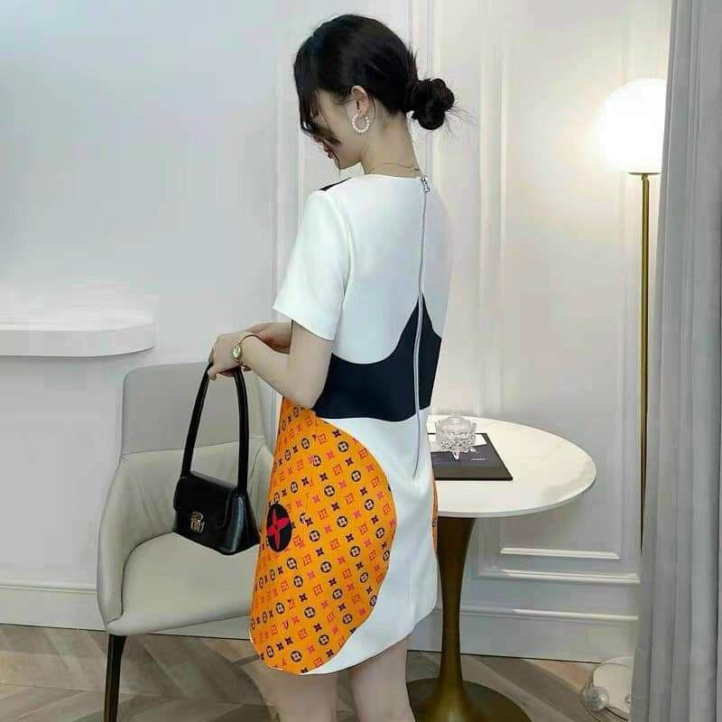 HÀNG NHẬP - ĐẦM SUÔNG LỤA HỌA TIẾT HOA
