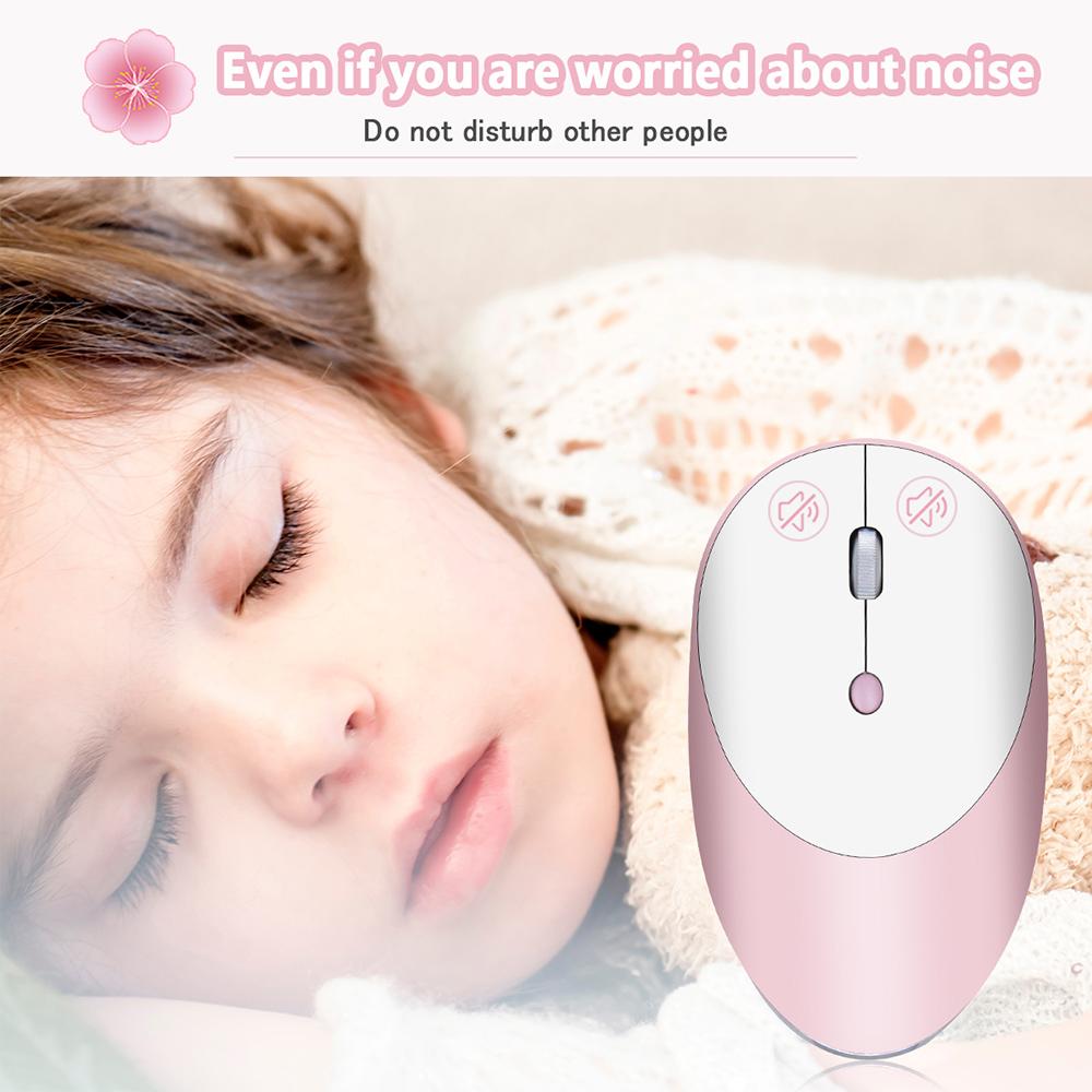 Chuột không dây HXSJ T36 chế độ BT 3.0 + 5.0 + 2.4G