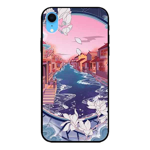 Ốp lưng in cho Iphone XR Mẫu Khung Cảnh