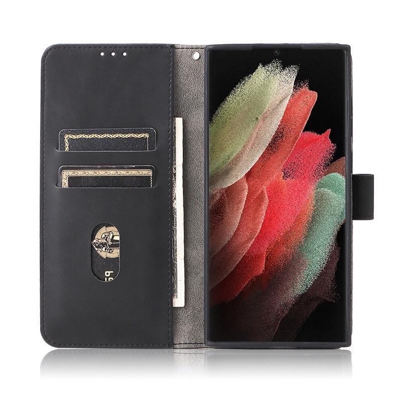 Ốp Lưng dành cho Galaxy S22 Ultra, S22 Plus, S22 dạng ví nắp gập