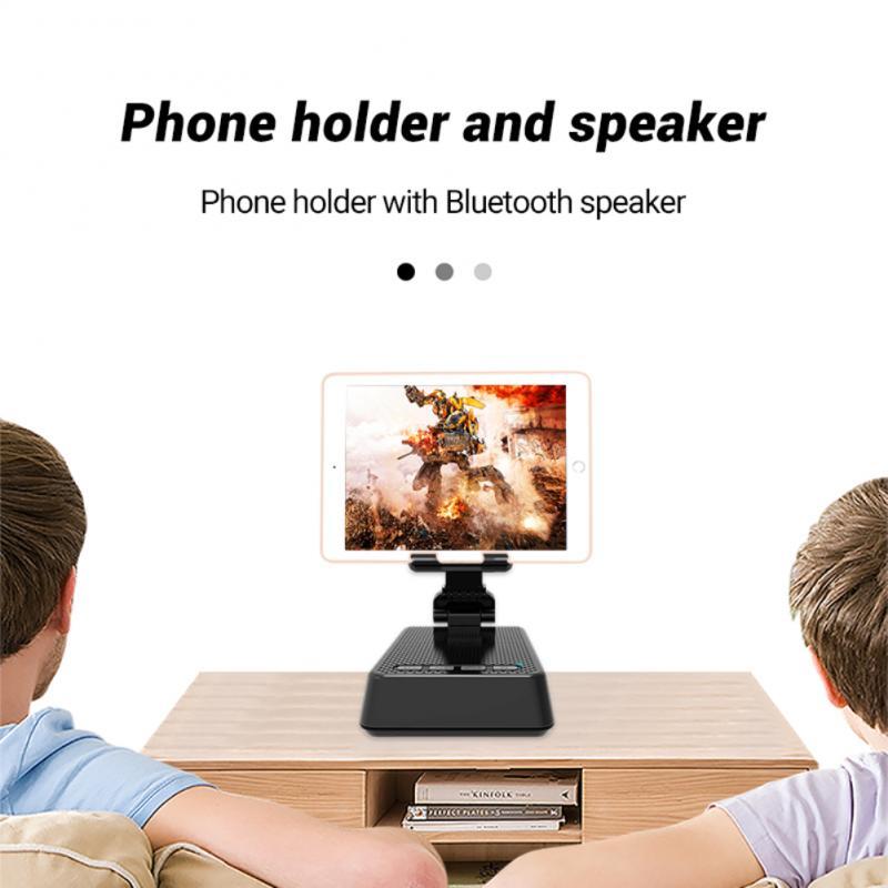 L29 Mini Portable Wireless Bluetooth-compatible Speaker Folding Phone Holder Bracket Compatible For Iphone Samsung Xiaomi