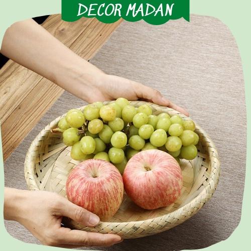 Mẹt Tre ( Loại 1 )Tròn 30cm đan chắc chắn, mâm đựng đồ ăn, đựng bún đậu, đồ ăn vặt, mẹt gà.