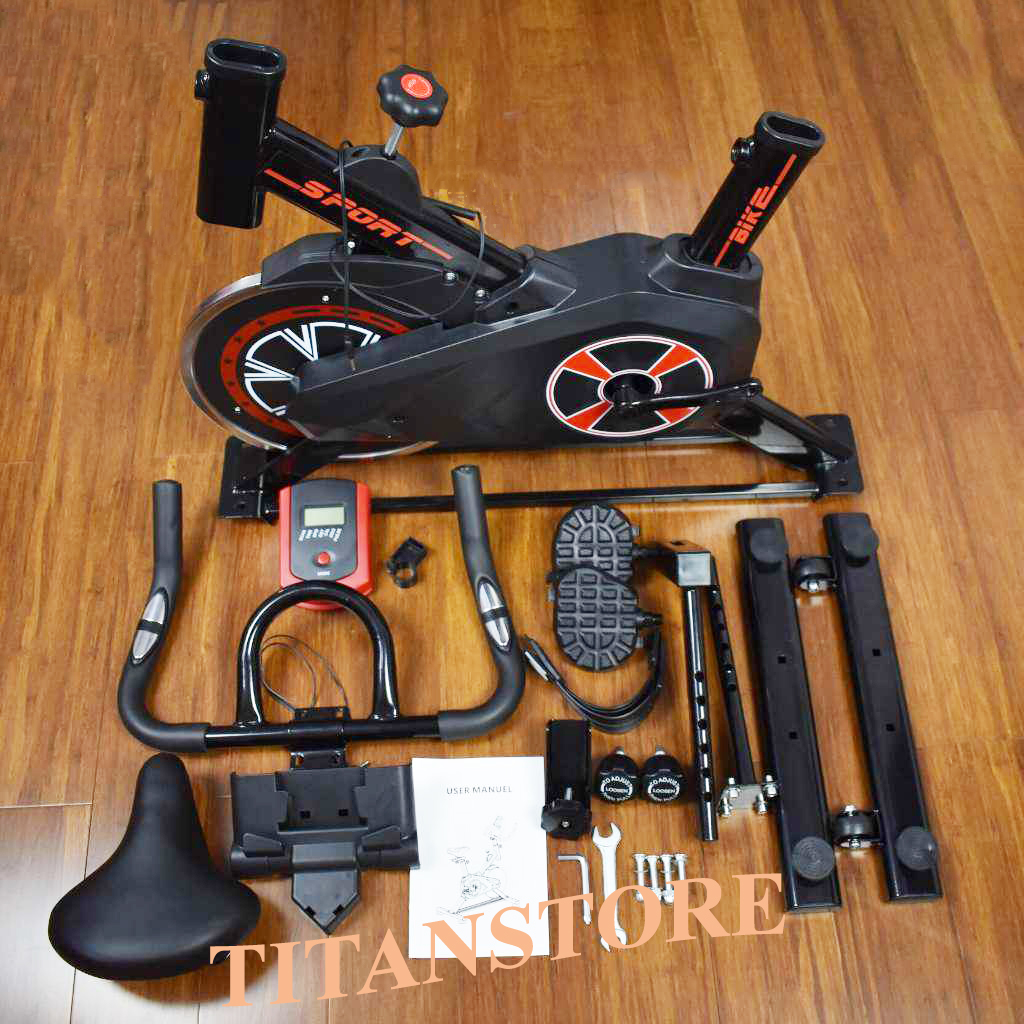 Xe Đạp Thể Dục Tại Nhà - Xe Tập Gym Tại Nhà - Kiểu dáng thể thao, Chất liệu cao cấp, Màn hình LED đa năng, Khung Thép Chắc Chắc, Không Gây Tiếng Ồn.