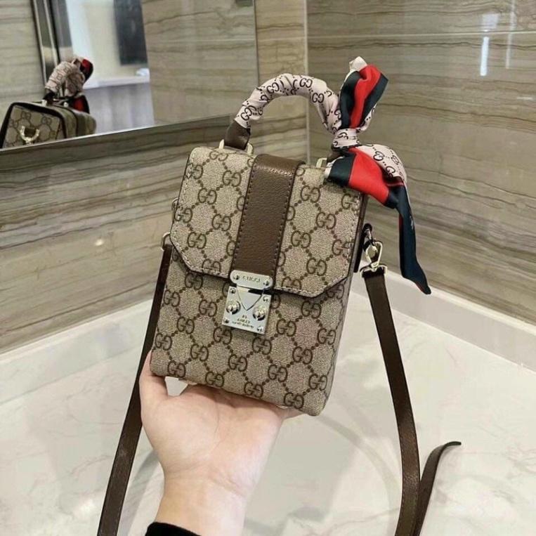 Túi xách đựng điện thoại LV hộp tặng kèm khăn lụa Rẻ Đẹp -A&amp;ESHOP90879