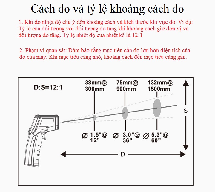 Thiết bị đo nhiệt độ, độ ẩm từ xa không dây ( Dải đo nhiệt độ -50°C ~ 700°C ) - Tặng kèm 01 móc khóa tô vít ba chức năng