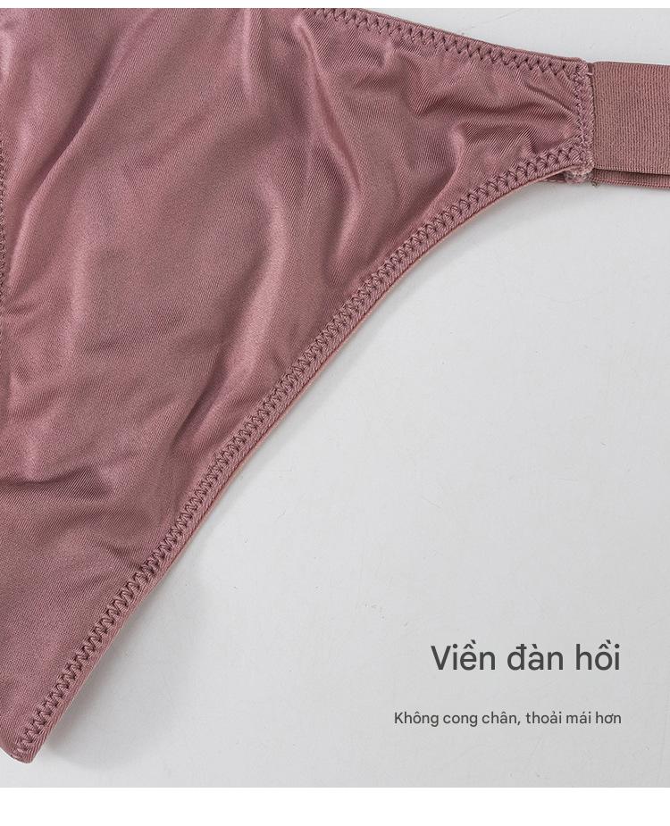 Combo 5 quần lót liền mạch lụa băng gợi cảm mới cho nữ cạp thấp thể thao yoga vô hình cho nữ Q8255