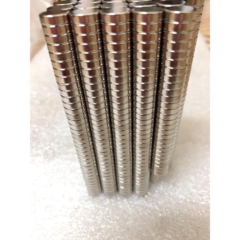 10 viên Nam châm trắng đất hiếm 10x4mm