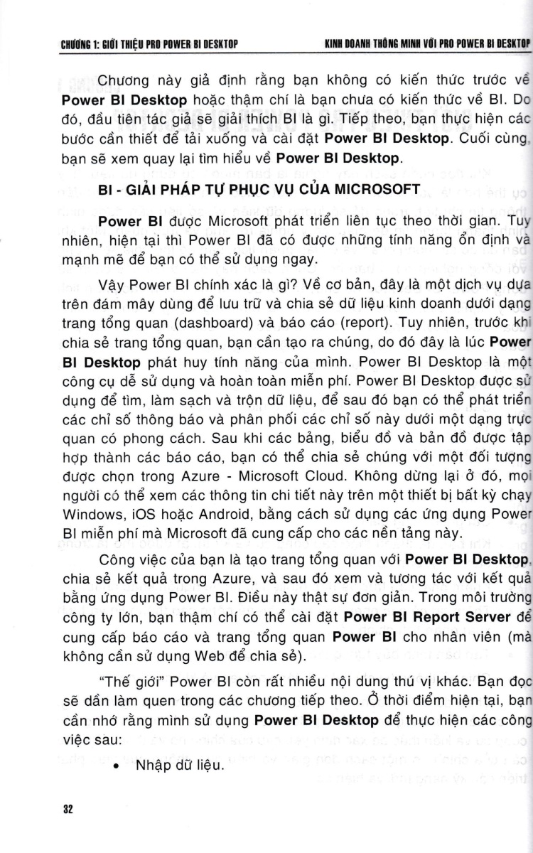 Kinh Doanh Thông Minh Với Pro Power Bi Desktop - STK
