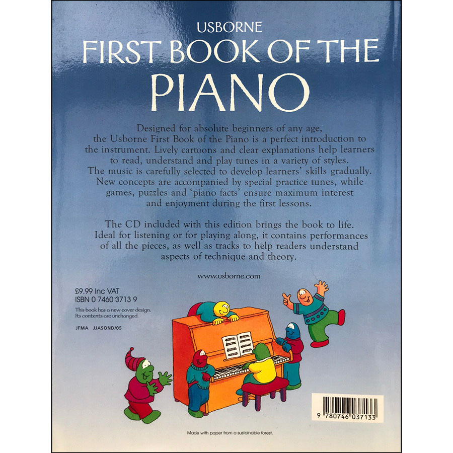 Usborne First Book Of The Piano + Cd