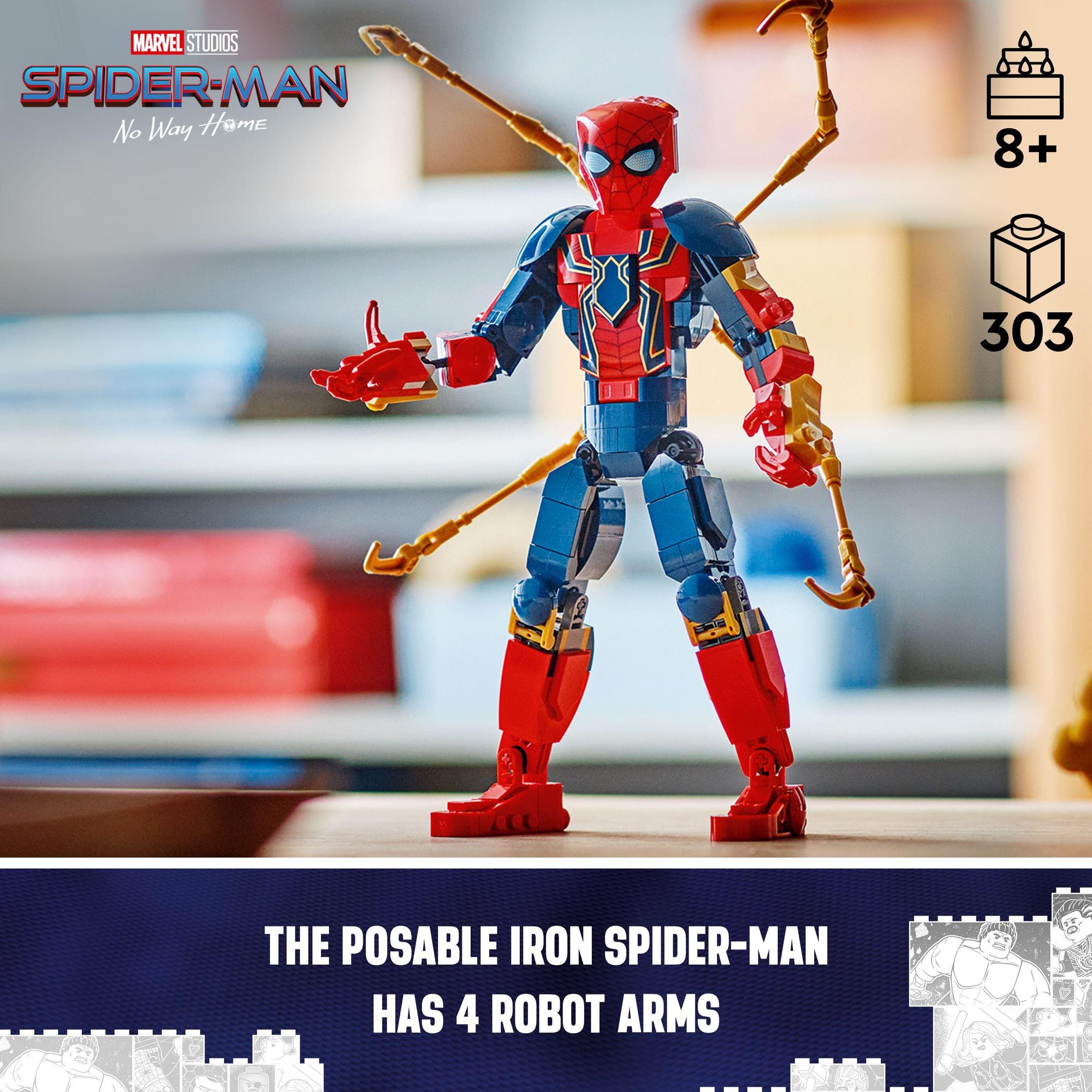 LEGO SUPERHEROES 76298 Đồ chơi lắp ráp Mô hình người nhện (303 chi tiết)