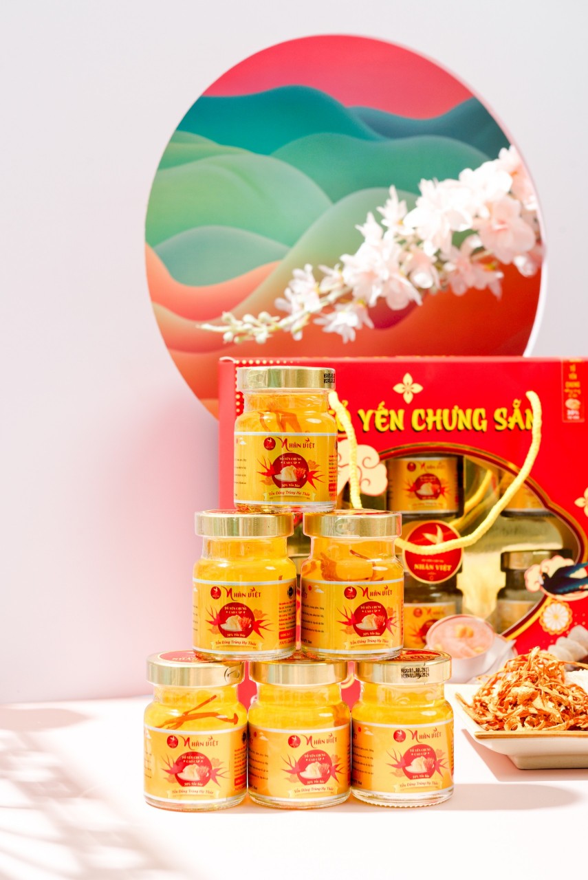 Lốc 6 Hũ Yến Sào Chưng Đông Trùng Hạ Thảo 30% Yến Nguyên Chất Hũ 70ml