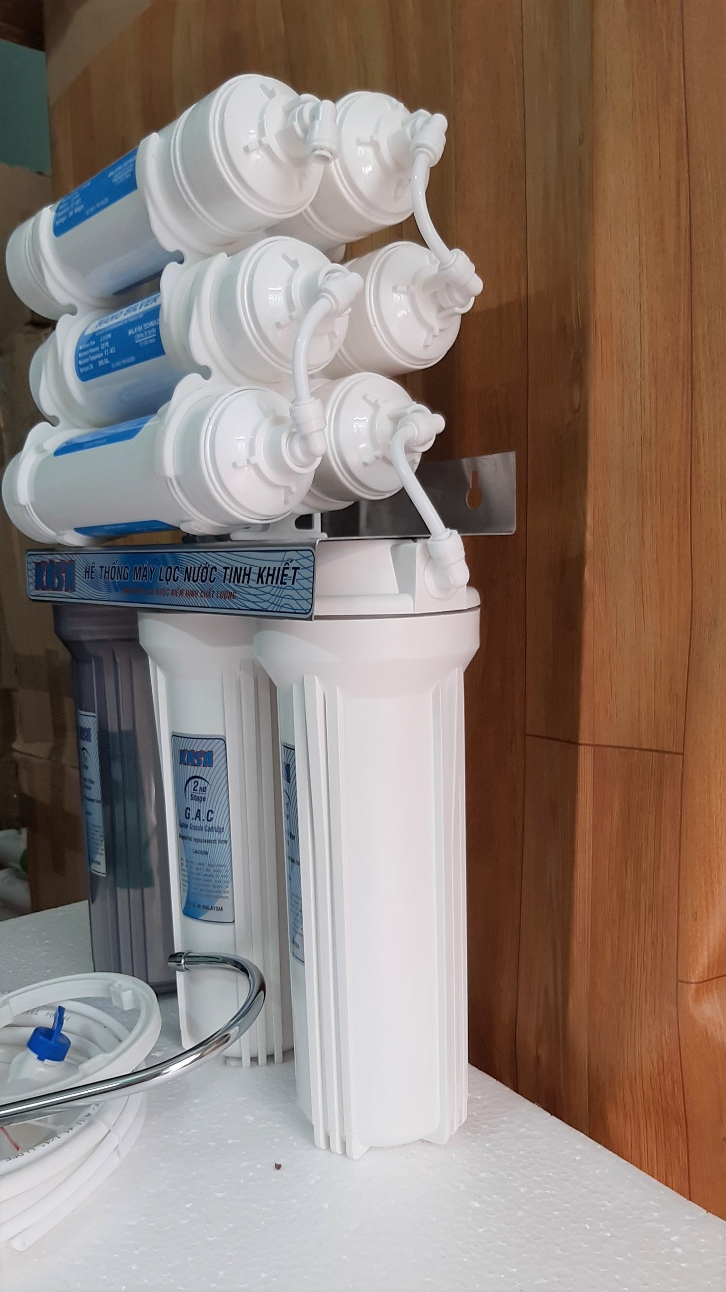 BỘ LỌC NƯỚC KASA 9 CẤP CÔNG NGHỆ NANO TIÊN TIẾN HYDROGEN/ hàng chính hãng