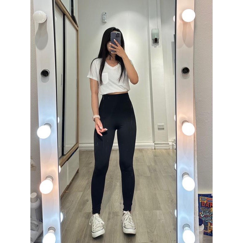 Quần legging cạp cao gen bụng nâng mông dáng dài,chất liệu su đúc mềm mại co giãn chống xước
