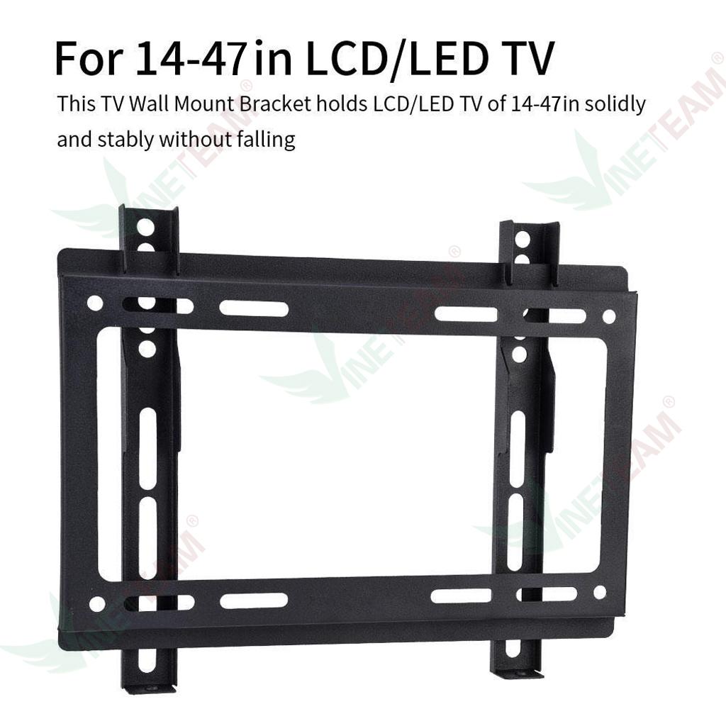 Giá Treo Dành Cho Tivi Màn Hình LCD Thẳng Sát Tường Cho Tivi Từ 14 inch- 42 inch Dày Dặn Cao Cấp