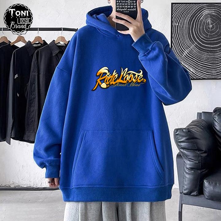 Áo Hoodie Local Brand Unisex RIDE LOOSE nỉ bông form rộng Unisex