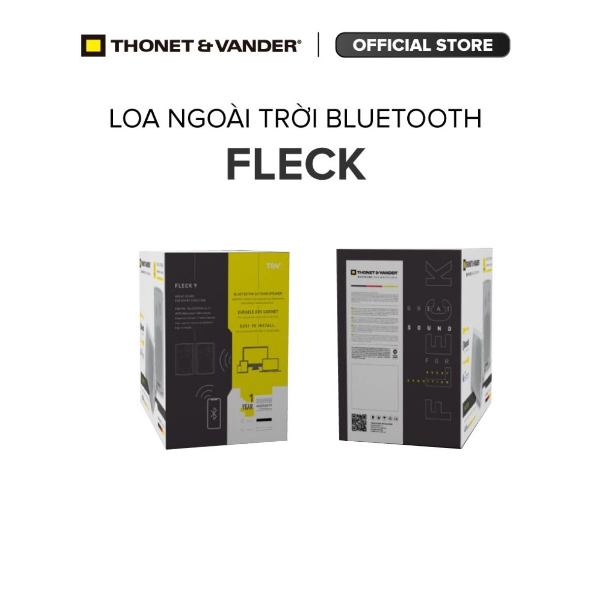 Loa Bluetooth ngoài trời Thonet & Vander FLECK 7 BT OUTDOOR Hàng chính hãng