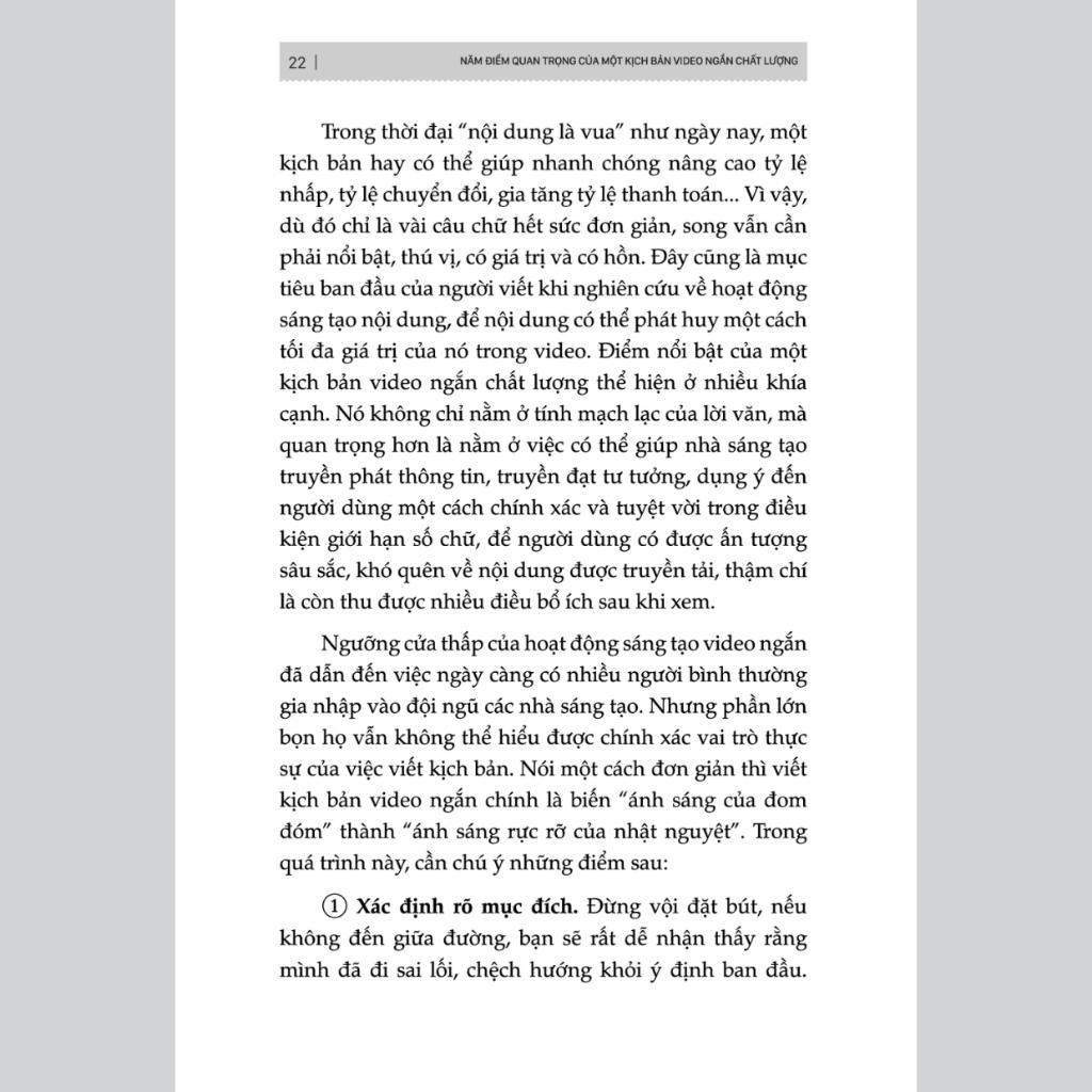 Sách Short Videos: Kịch Bản Hay, Triệu Views Tới Tay - Cách Để Có Một Video Ngắn Bùng Nổ Và Độ Chuyển Đổi Cao - MCBooks